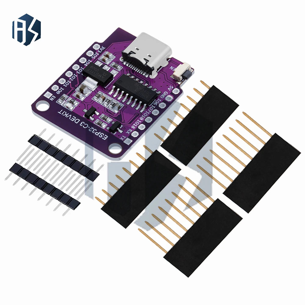 MINI ESP32-C3 Development Board with ESP32-C3-MINI-1 Module, WiFi & Bluetooth BLE 5.0 Compatible Zpaxo