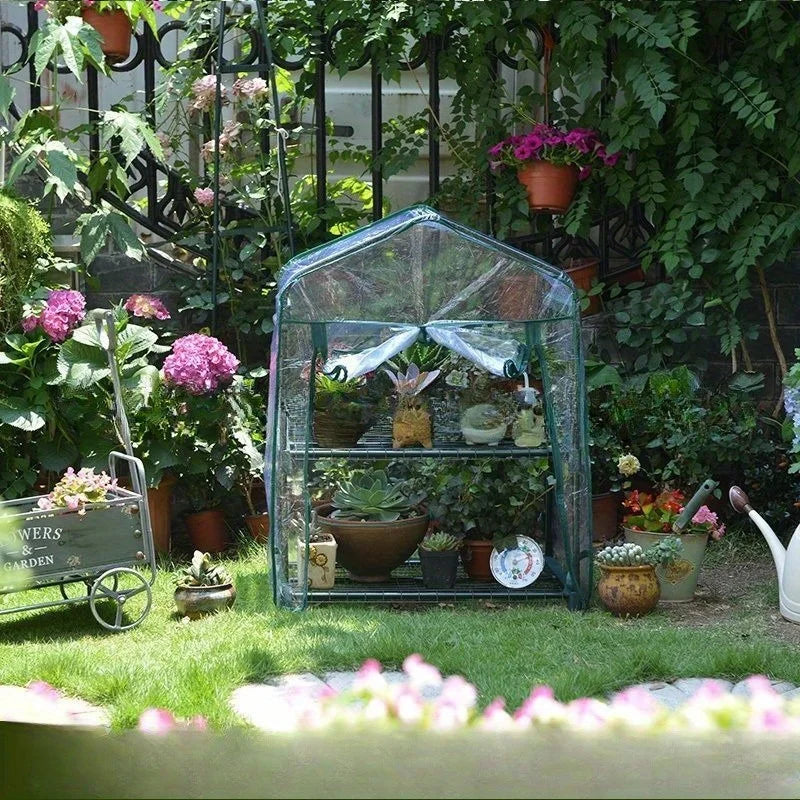 Transparent Plastic Greenhouse Cover Plant Tent Flowers Vegetables