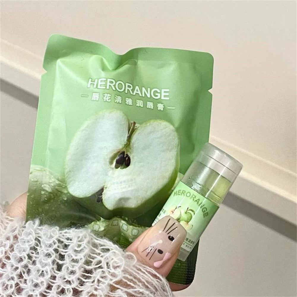 Transparent Coconut Fruit Lip Balm Care Moisturizing Fade Fine Lines Zpaxo