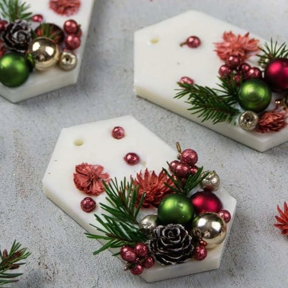 6-Hole Silicone Wax Tablet Mold – Candle & Soap Making Silicone Craft Mold Zpaxo