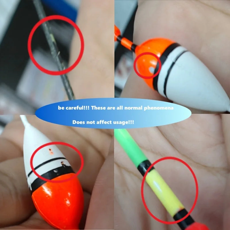 30 Go Fishing Tools Floats Sliding Float Lure Indicator Suitable Bass Zpaxo