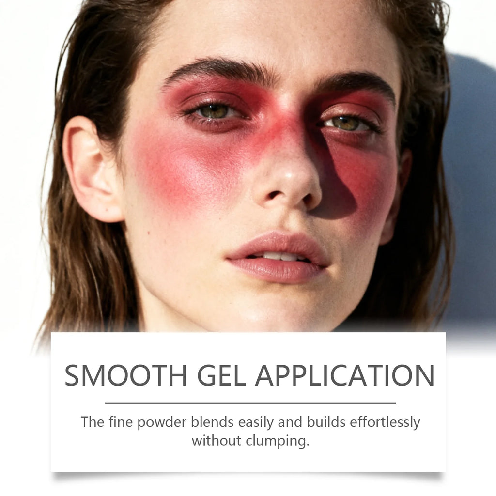 Matte Blush Powder Monochrome Palette Natural Flush Soften Silky Peach Color Face Contour Long Lasting Waterproof Cheek Makeup Zpaxo