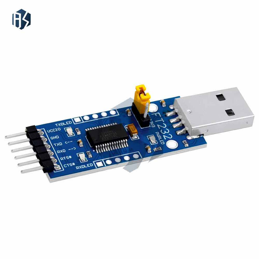 FT232RL USB to TTL Serial Module, Photoelectric Isolated FTDI Converter 3.3V/5.5V for Arduino DIY Projects Zpaxo