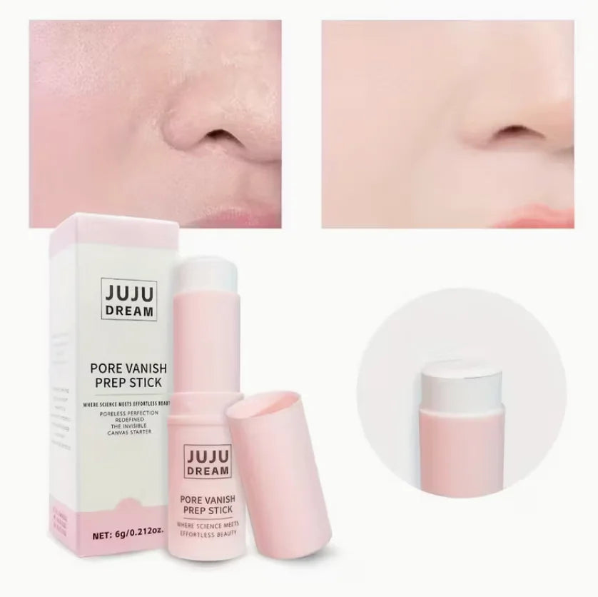 JUJU DREAM Pore Vanish Prep Stick - Pore Minimizing Primer Stick, Oil Control Face Base for Smooth Makeup Zpaxo