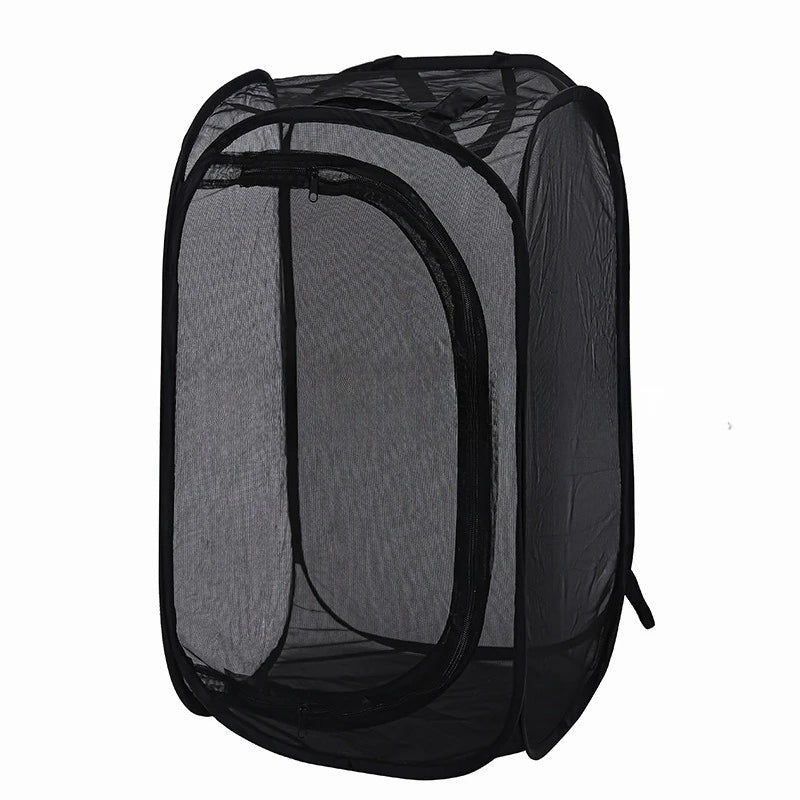 Outdoor Folding Insect Breeding Cage Butterfly Cage Hatchable Mesh Breathable Light Transmitting Insect Observation Box Cage Zpaxo