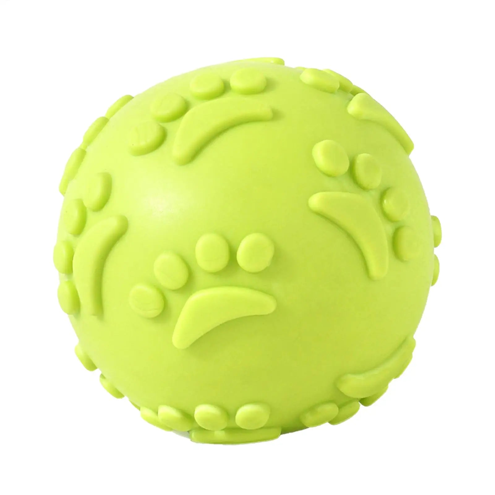 Indestructible Squeaky Dog Balls Latex Toy Ball Teething Chewing