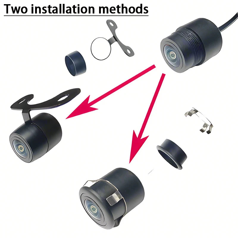 Car Rear View Camera Wide Angle Full HD Night Vision Reversing Auto
