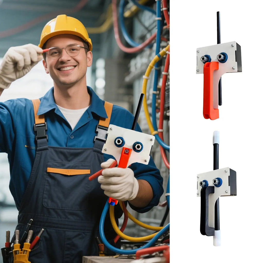 Heavy Hand-held Cable Puller Wiring Tool 8mm Electrical Cable Puller Used For Narrow Space Wall Underground Data Center Pipeline Zpaxo