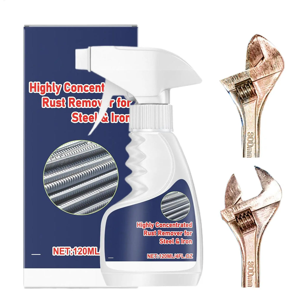 Rust Remover Metal Concentrated Spray Powerful Stain Dissolver Car