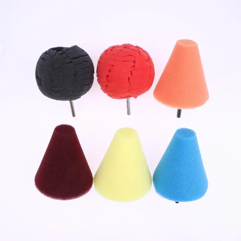 Hub Polishing Sponge Kit – 2 Conical Grinding Heads for Wheels