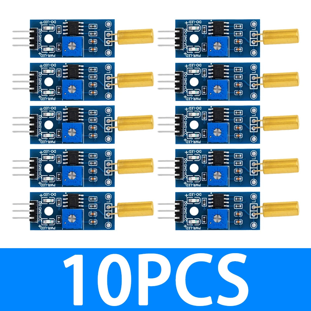 SW-520D Tilt Angle Sensor Module High-sensitivity Ball Switch Motion Zpaxo 10PCS