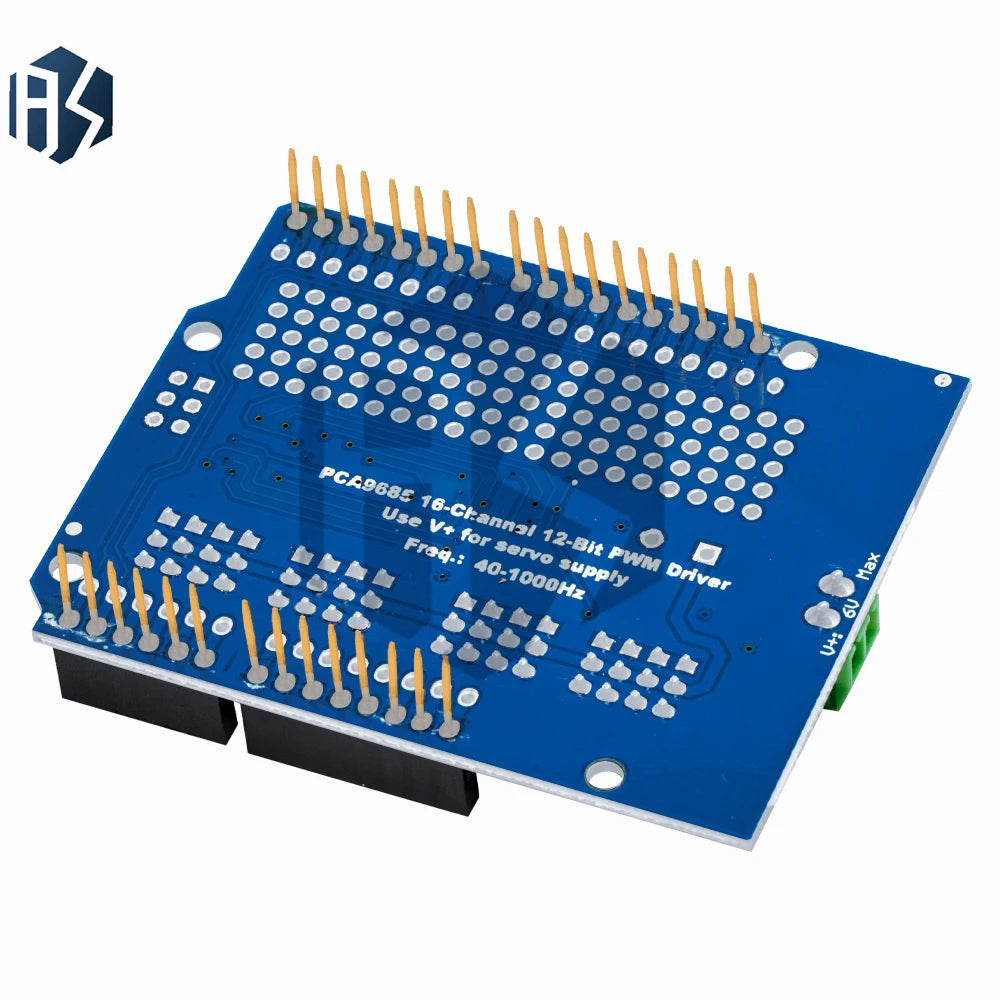 GREAT IT V2 I2C Motor Driver Shield PWM Stepper Motor Servo Controller Module for Arduino Zpaxo