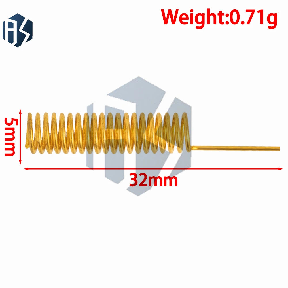 10-Pack 433MHz Helical Antennas High-gain Wireless Modules Arduino Zpaxo