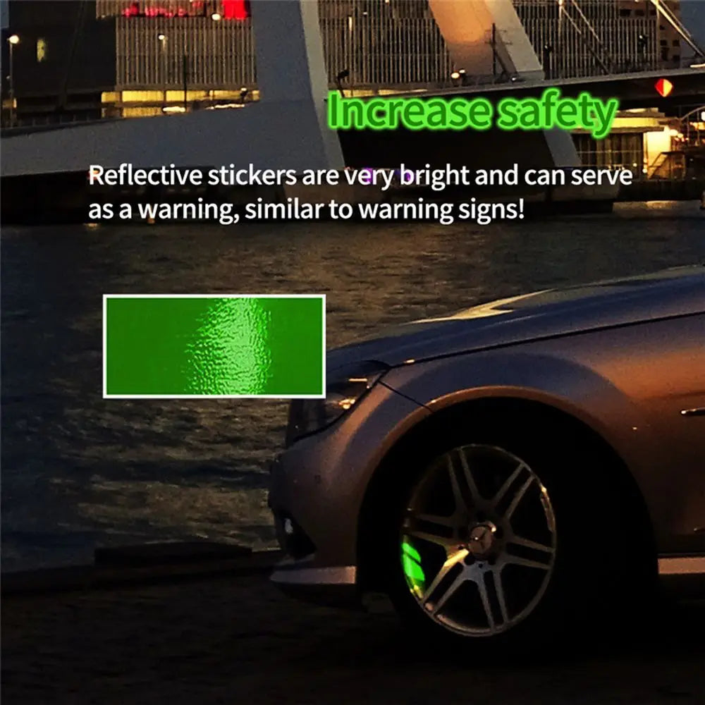 Motorcycle Decals Car Wheel Rim Vinyl Sticker Windows Reflective Zpaxo