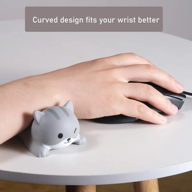 Cute Animal Wrist Mouse Pad Hand Support Pillow Arm Rest Ergonomics