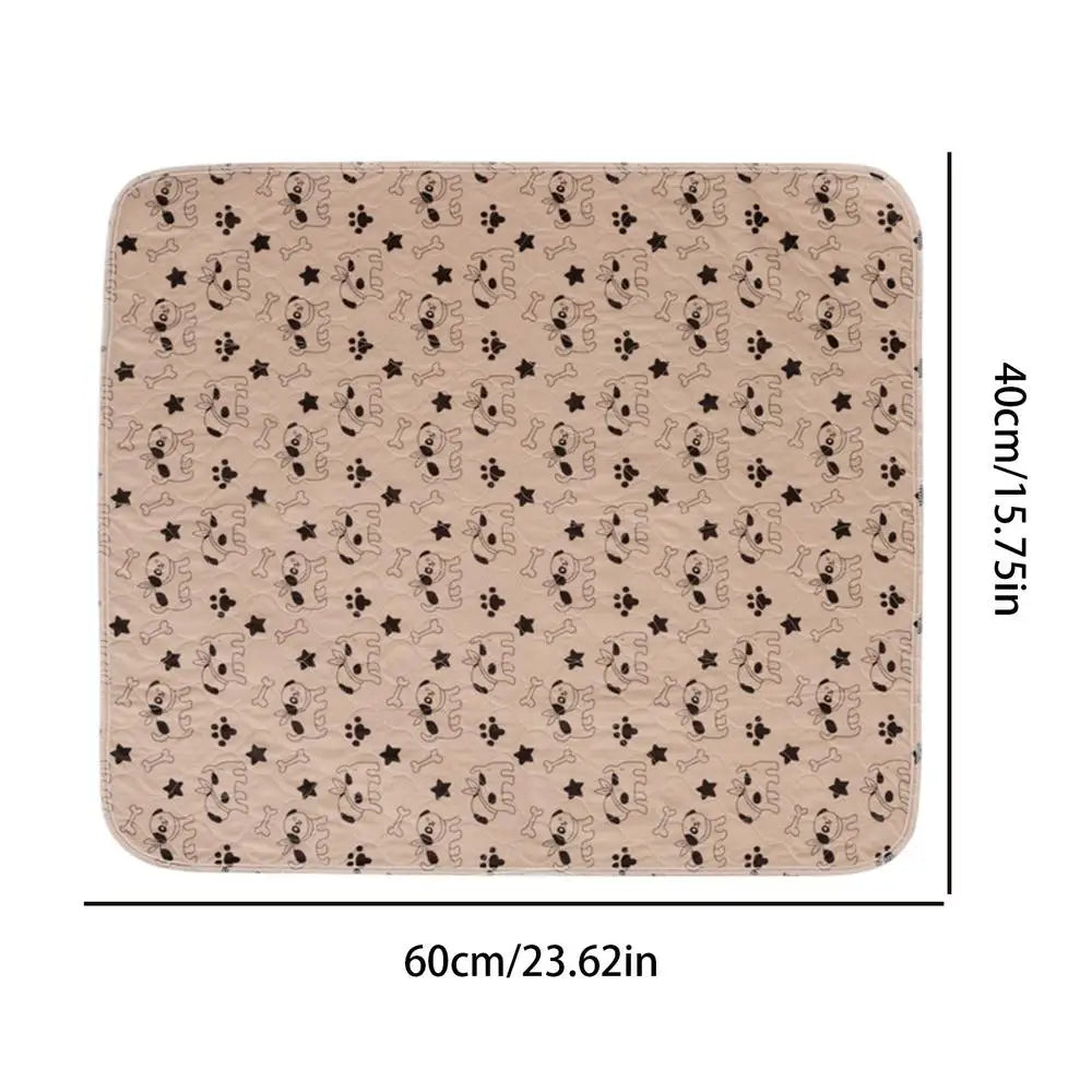 Washable Reusable Pee Pads Dogs Cats Quick Absorbent Pet Training Mat