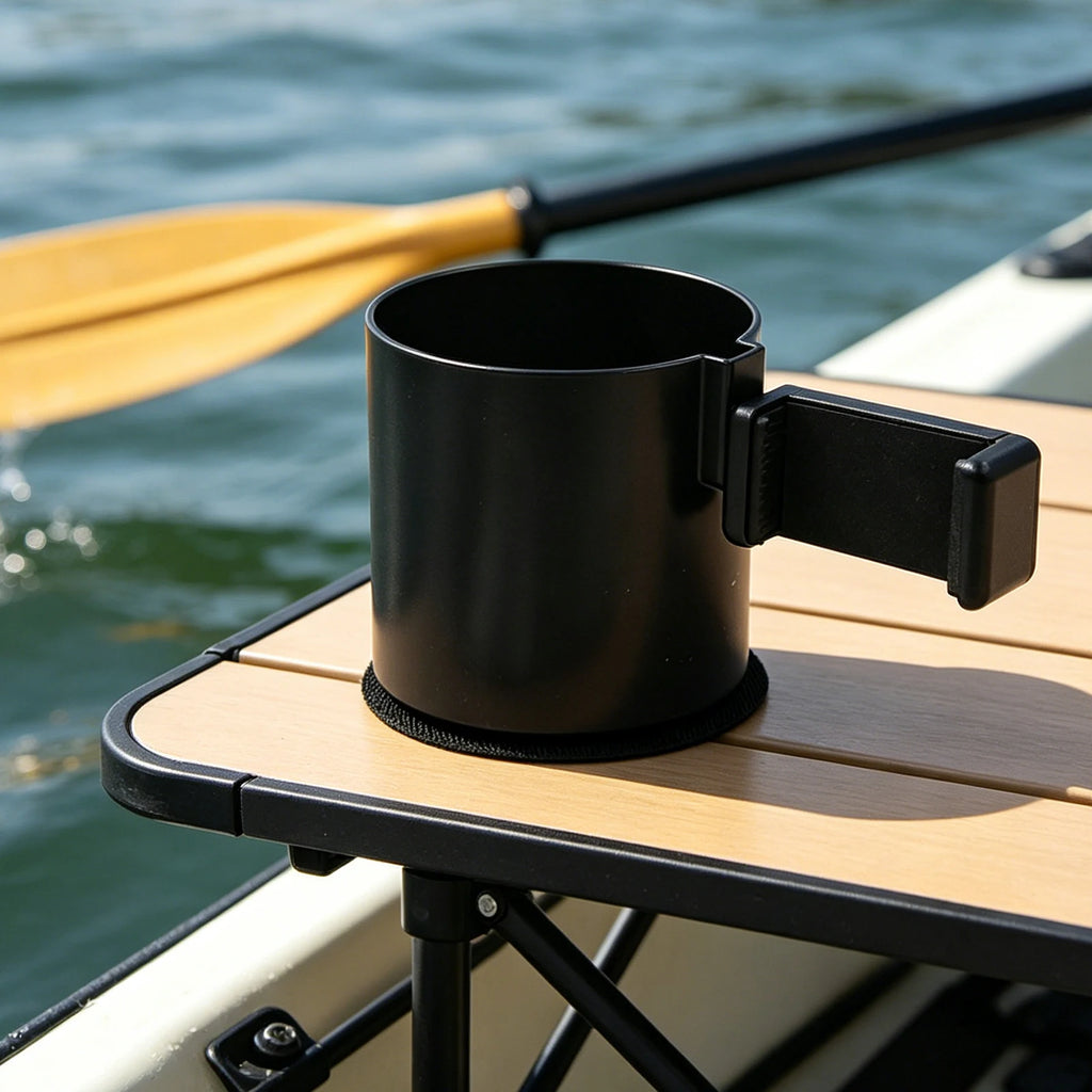 2-in-1 Kayak Cup Holder Accessories Multi-functional Beverage Rack