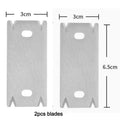 Woodworking Edge Corner Planer Wood Trimmer Chamfering Fillet Scraper Board Deburring Tool Trimming knife Specialty Edge Banding Zpaxo 2pcs blades