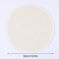 Round Cotton Steamer Cloth 32cm/ 12.6in Non-stick Pure Cotton Steamer Liners Reusable Steamer Pads for Dumplings Kitchen Cooking Zpaxo 1PC