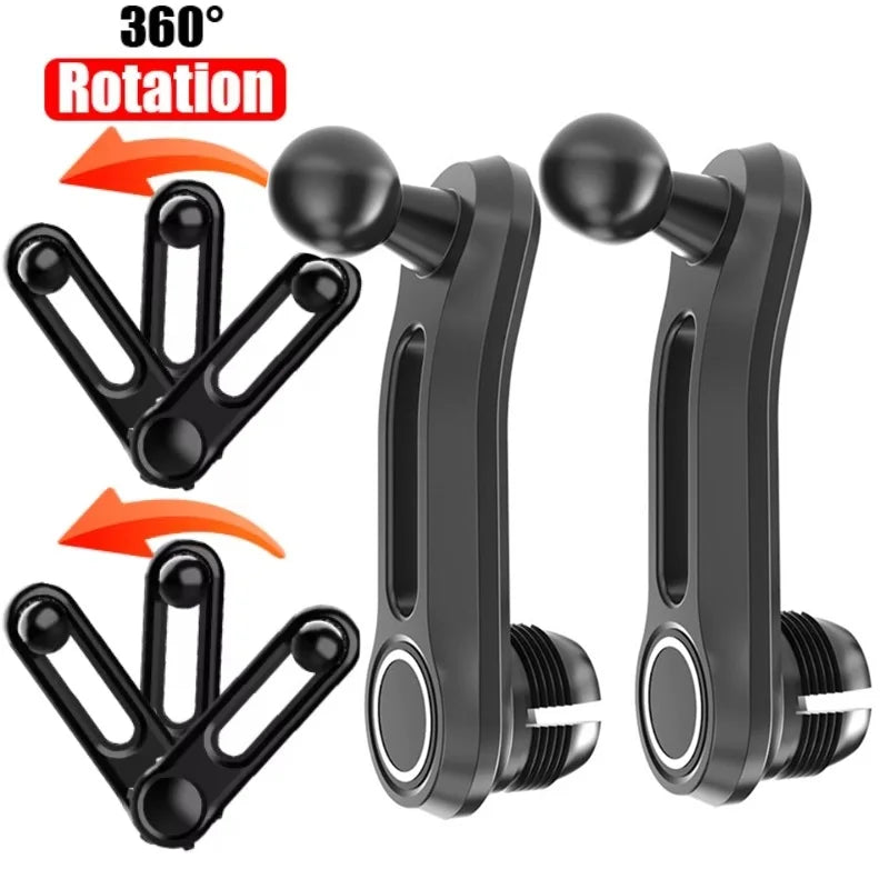Car Air Outlet Vent Phone Stand Round Mount Adapter Durable Plastic