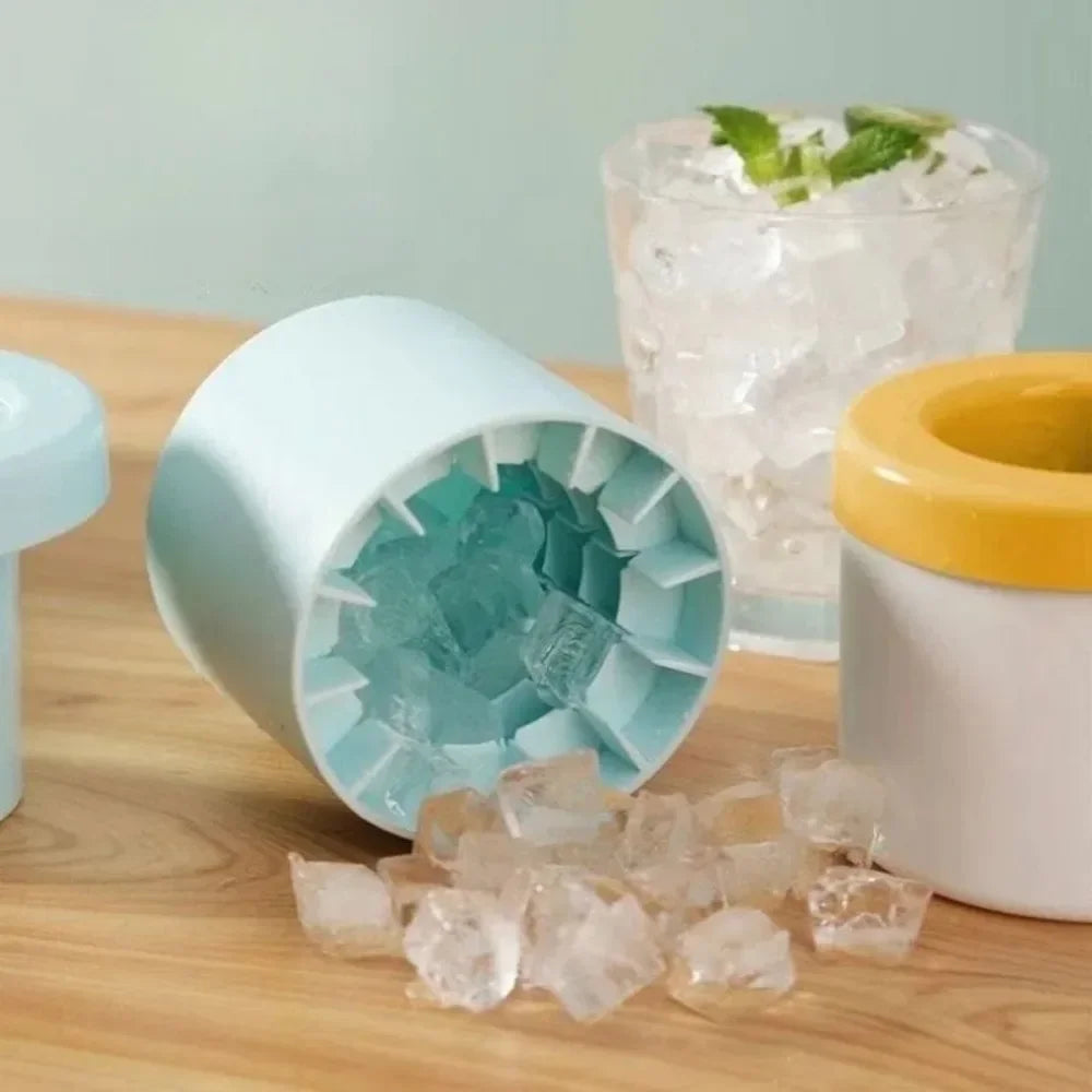 Silicone Ice Cube Mold Crushed Bucket Summer Homemade DIY Zpaxo