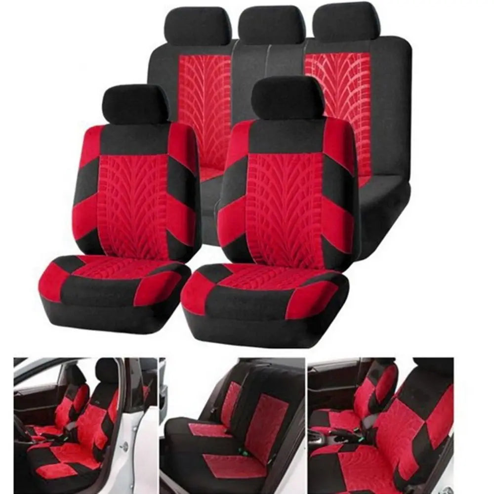 Car Accessories Front Chair Seat Tire Track Interior Protector Cover Zpaxo