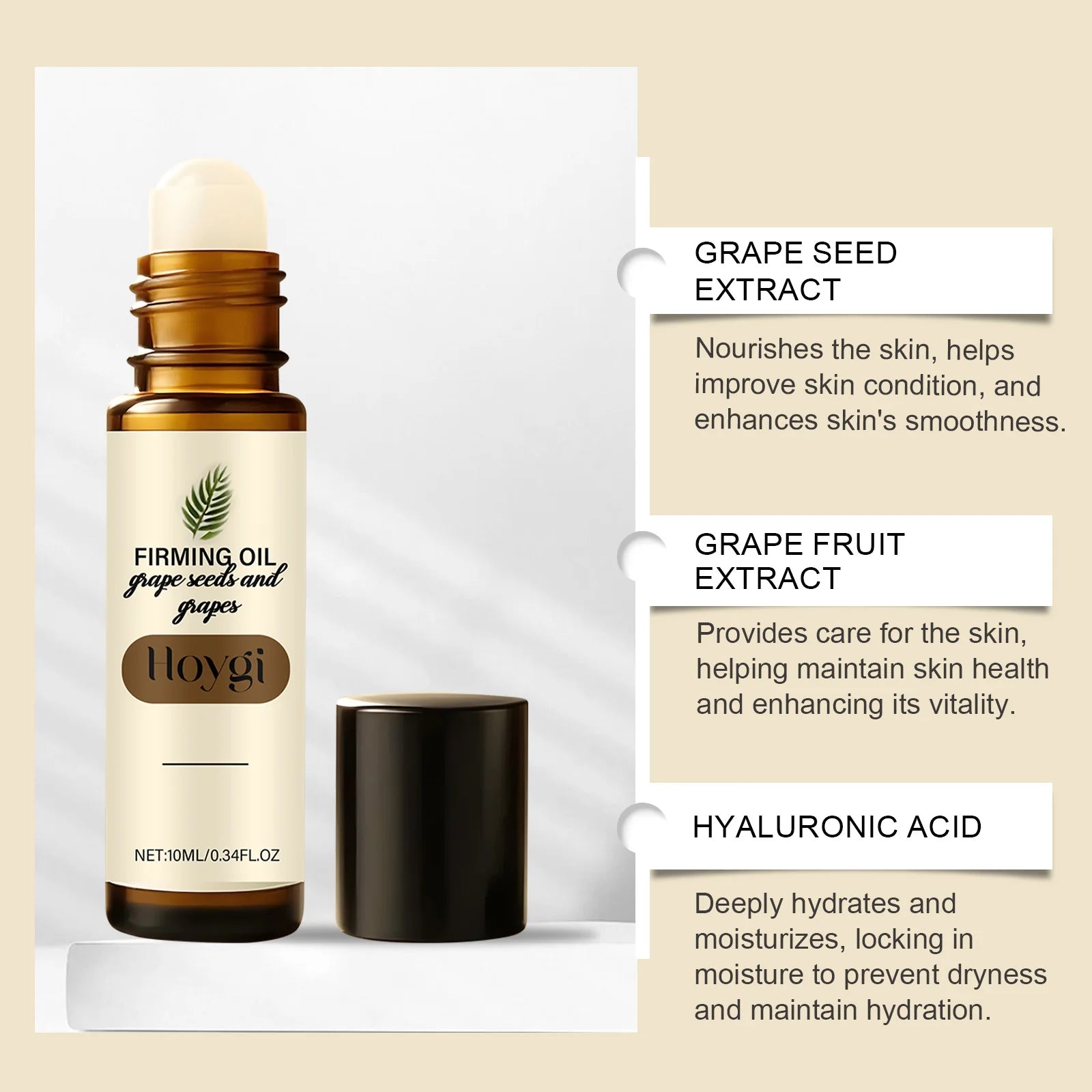 Grape Seed Firming Oil Moisturizing Nourishing Relieve Dryness Brightening Skin Tone Smoothing Tightening Rejuvenation Skin Care Zpaxo