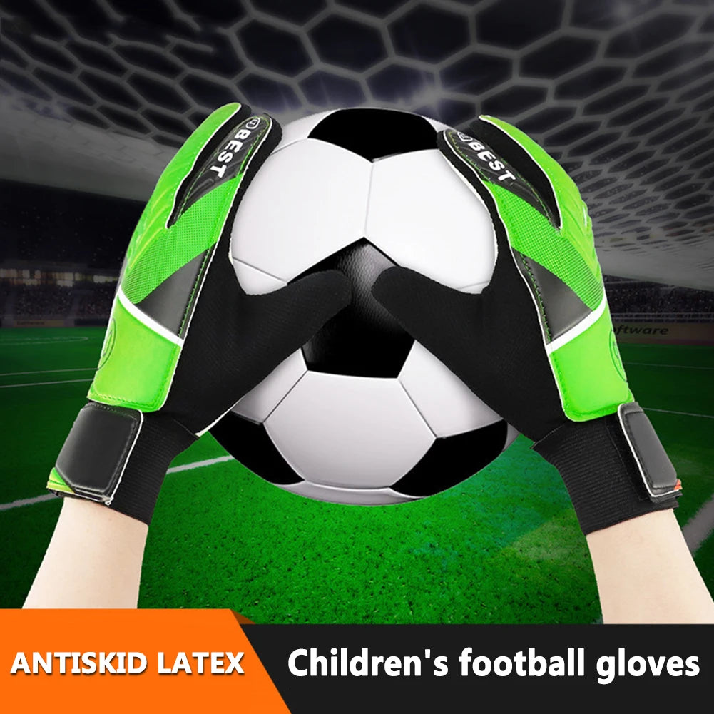 1 Pair Soccer Finger Protection Football Gloves Ball Goalkeeper