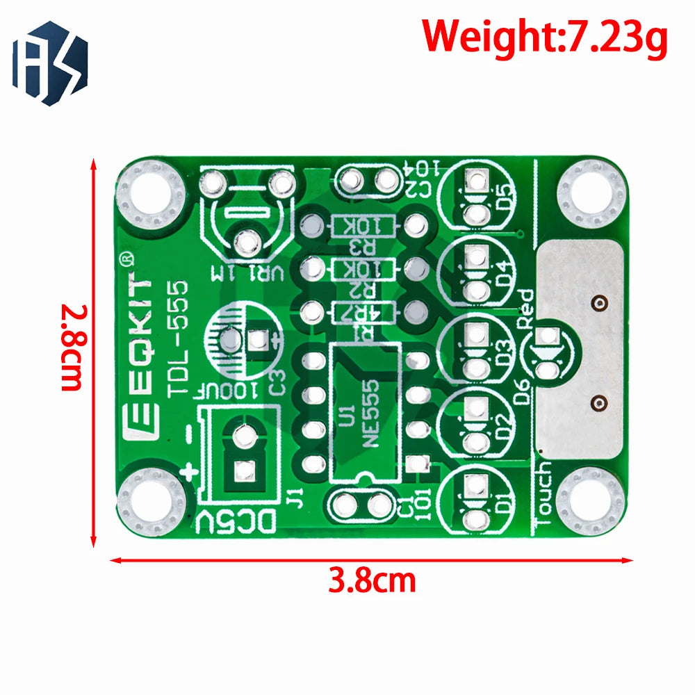 DIY Touch LED Light Delay Lamp Electronic Parts Production DC 5V Zpaxo