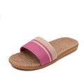Summer Women Slippers Anti-slip Home Lightweight Shoes Indoor Linen