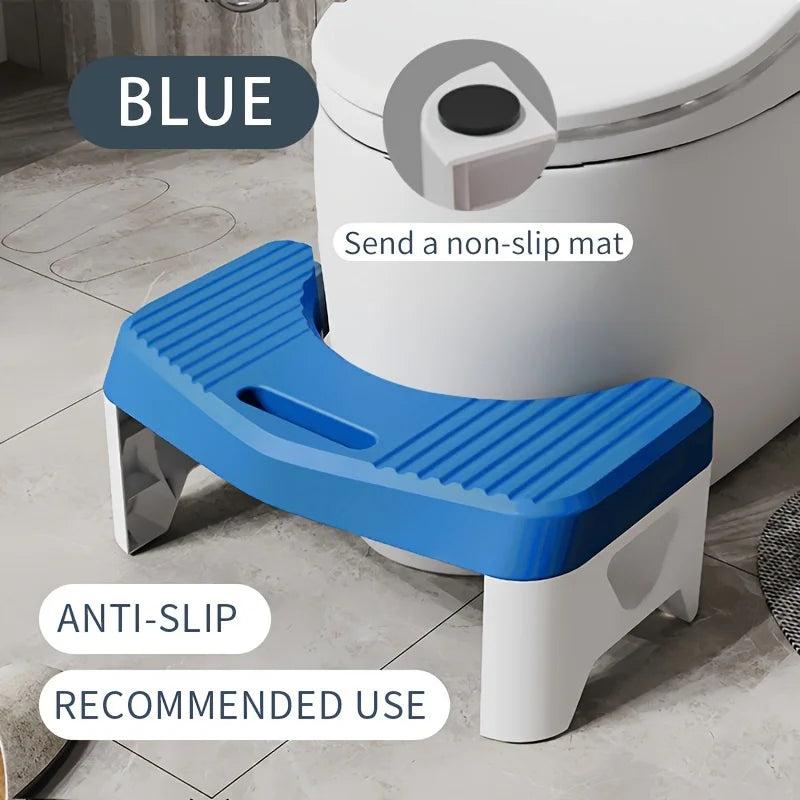 Comfort Toilet Stool for Adult Kids Pregnant Women, Squatting Aid Footstool. Zpaxo