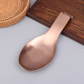 Fish Shape Spoon Rest Thickened Stainless Steel Tableware Spoon Shelf Buffet Clip Tray Hotel Restaurant Kitchen Utensil Holder Zpaxo Rose Gold