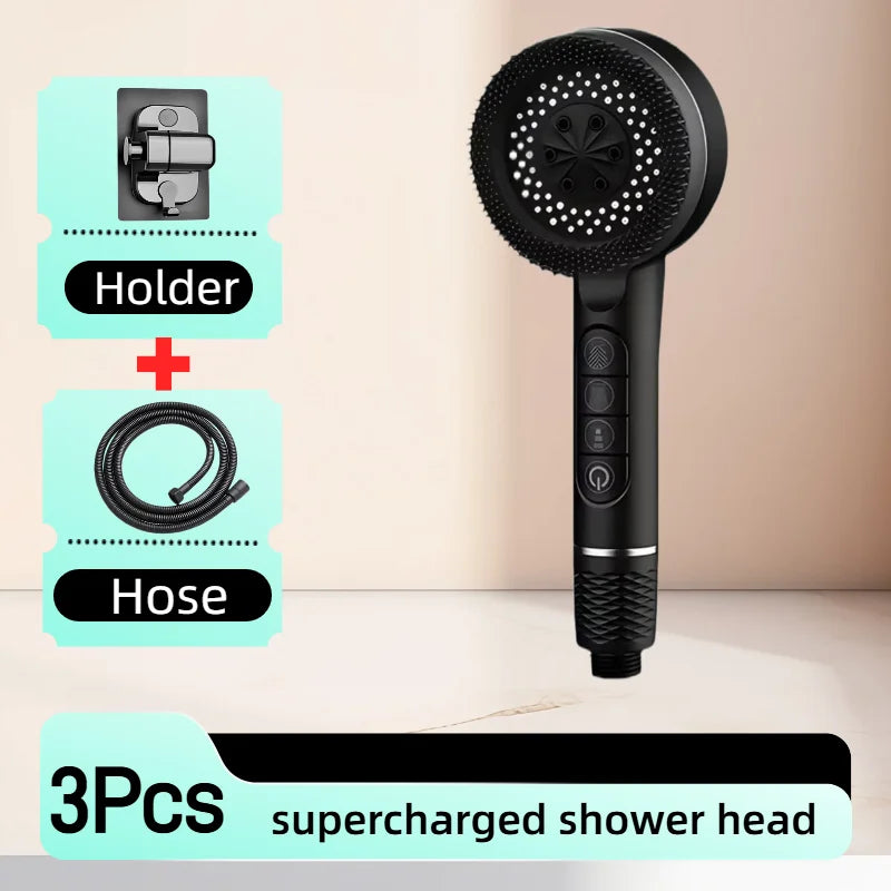 Shower Head Adjustable High Pressure Faucet Filter for Shower Spray Nozzle with Hose Bathroom Showers Accessories Zpaxo style 6