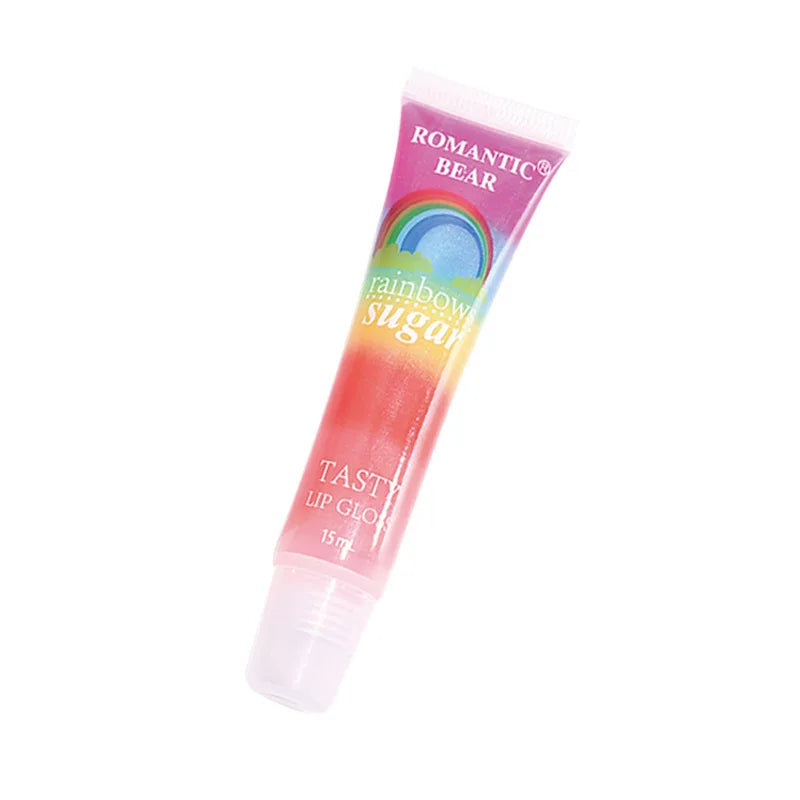 4/6/8/10/12pcs Rainbow Pearl Lip Gloss Glitter, Rainbow Jelly Lip Gloss, Sparkling Lips, Moisturizing Lip Skin Zpaxo