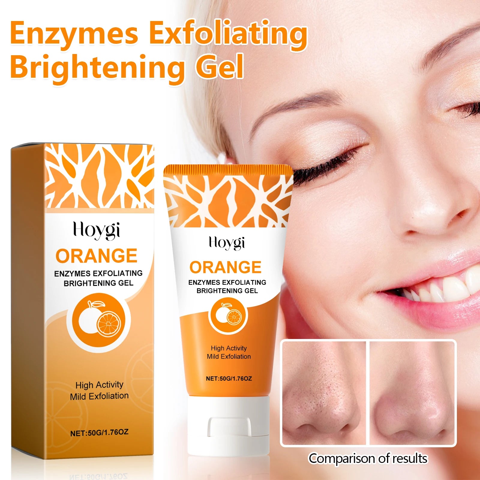 Hoygi Enzyme Exfoliating Gel – Salicylic Acid & Blackhead Remover Exfoliating Face Gel Zpaxo