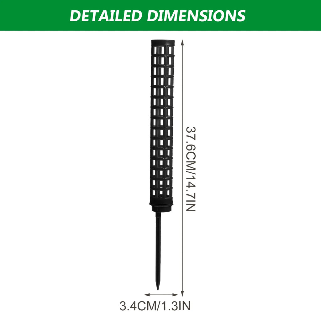 1Set Moss Pole Plant Support Column Plastic Hard Stable Trellis for Climbing Plants Indoor Vine Peas Roses Moss Pole Zpaxo Black