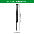 1Set Moss Pole Plant Support Column Plastic Hard Stable Trellis for Climbing Plants Indoor Vine Peas Roses Moss Pole Zpaxo Black