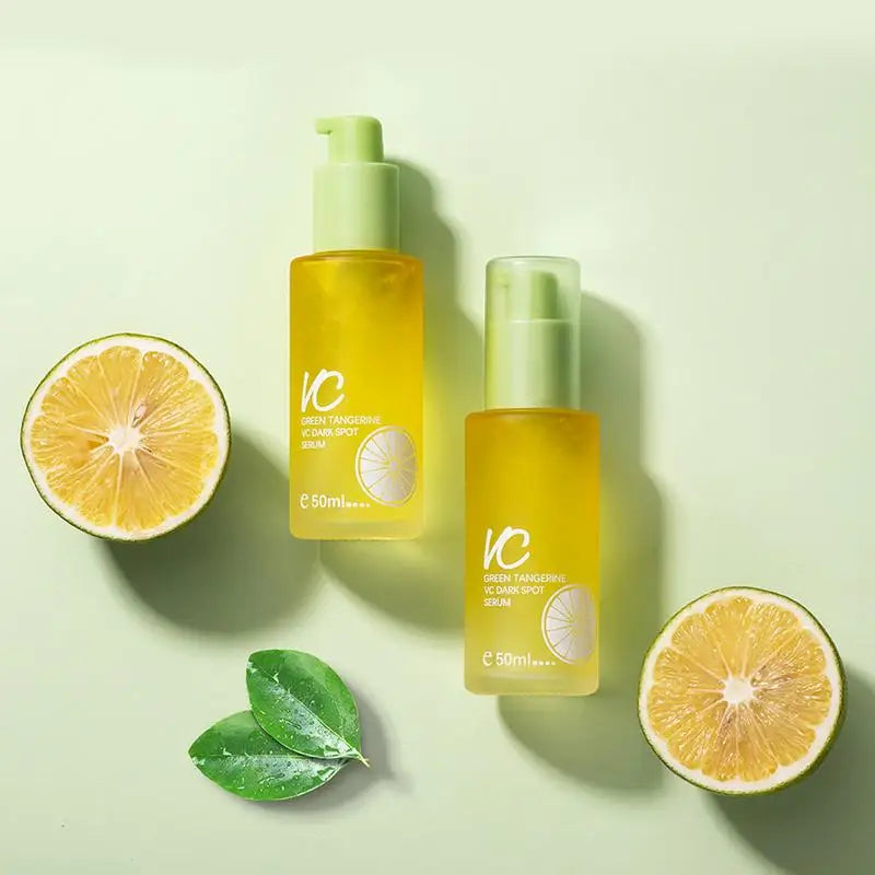 Green Tangerine Vitamin C Brightening Serum | Dark Spot Essence Brightening Face Serum Zpaxo