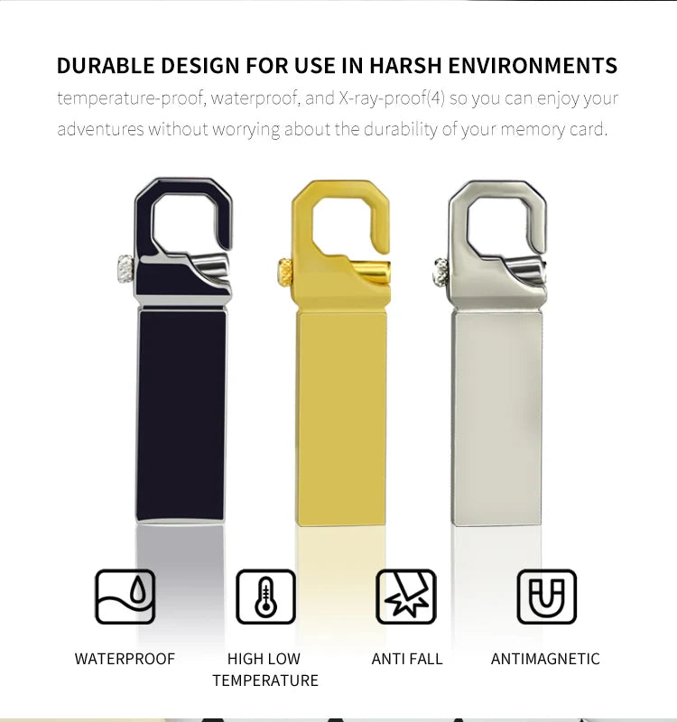 ZSUIT HUKO USB Pen Drive 8GB Memory Stick Usb Flash Drive Metal U Disk 128Gb Usb 3.0 Stick Gift Mobile Phone Car USB Stick Zpaxo