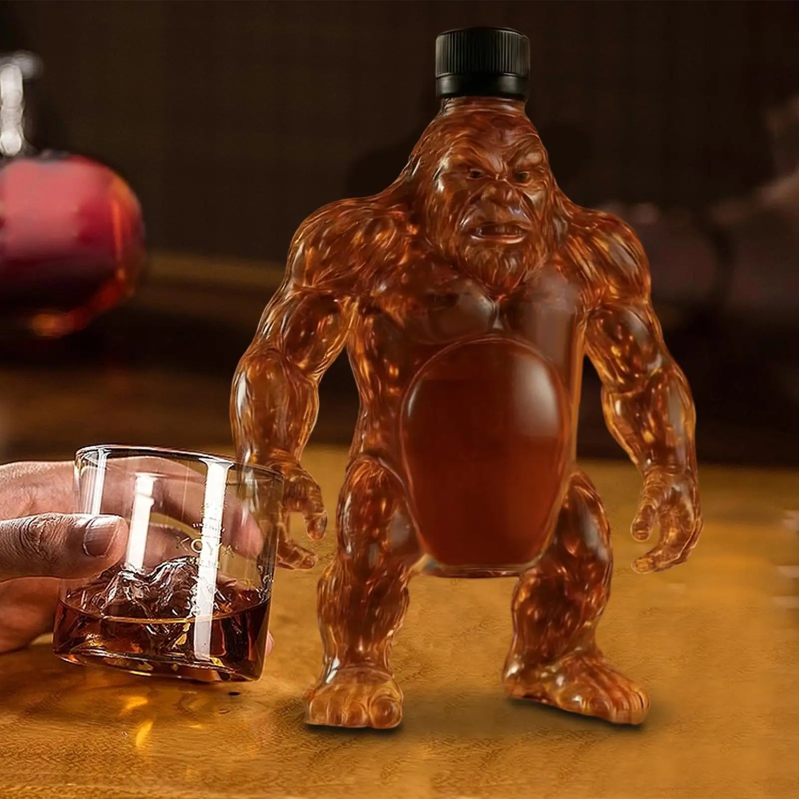 Liquor Decanters Hand Carved Glass Aerator Holder Cute Decanter