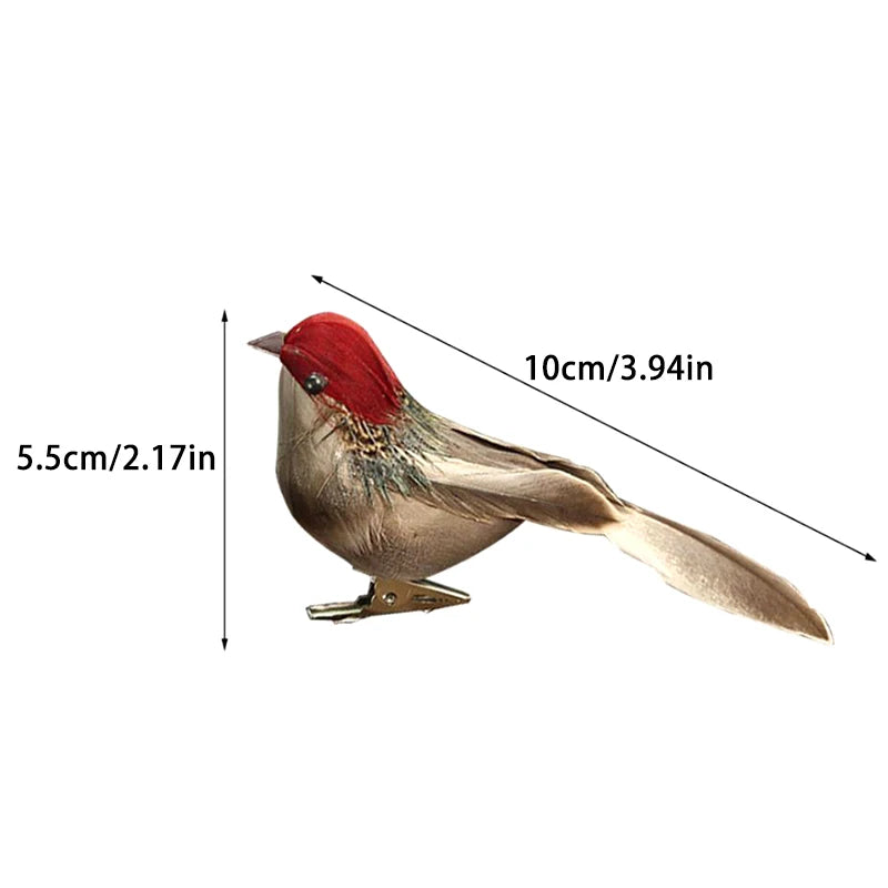Wedding Garden decoration.ornament Mini fake birds artificial foam doves Zpaxo Style5