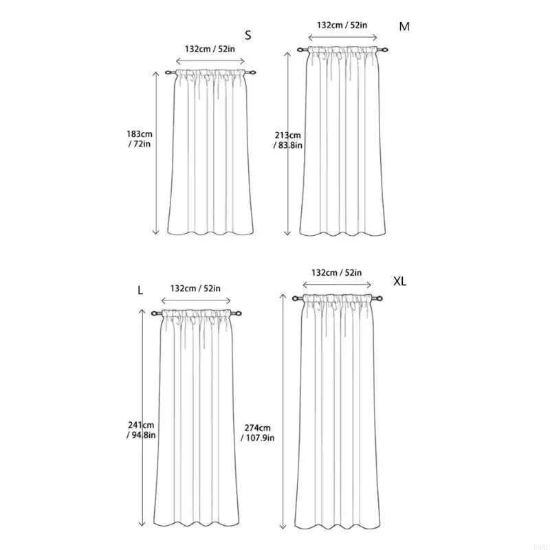 Outdoor Privacy Curtain Heavy Dutys Water Proof Fabric Sun Blocking