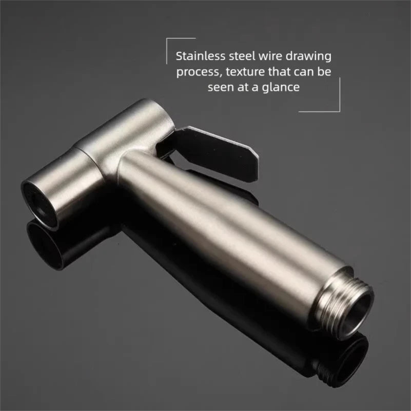 304 stainless steel toilet flushing spray gun, bathroom toilet water spray gun, water spray gun for flushing, bathroom spray gun Zpaxo