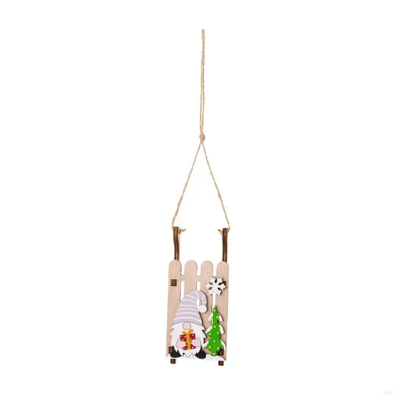 Handmade Christmas Sled Ornament Indoor Outdoor Festival Display