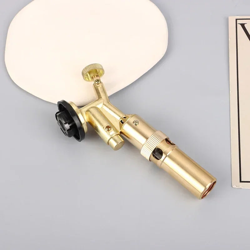 Portable Welding Gas Torch Flame Butane Burner Outdoor Camping BBQ Lighter Flamethrower Kitchen Supplies Welding Equipment Zpaxo