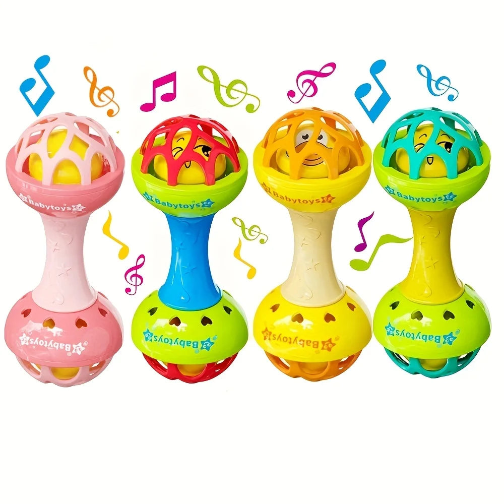 Baby Double Headed Ringing Toy Available Multiple Colors Bright