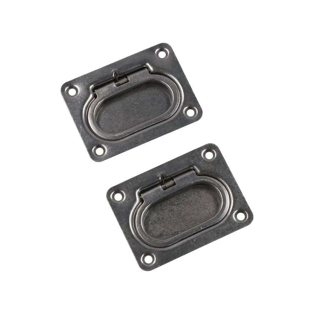 Stainless Steel Pull Flush Lift Ring Anti-Rattle Square Recessed Fasteners Marine Grade Lightweight Lockable Hold Down Clamp Zpaxo
