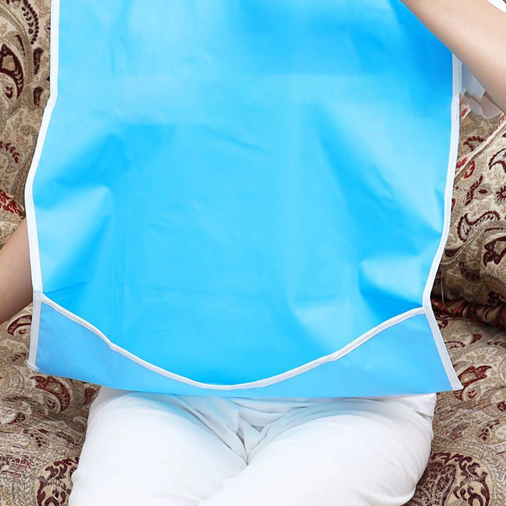 Bibs Adults Waterproof Clothing Protector Crumb Catcher Elderly