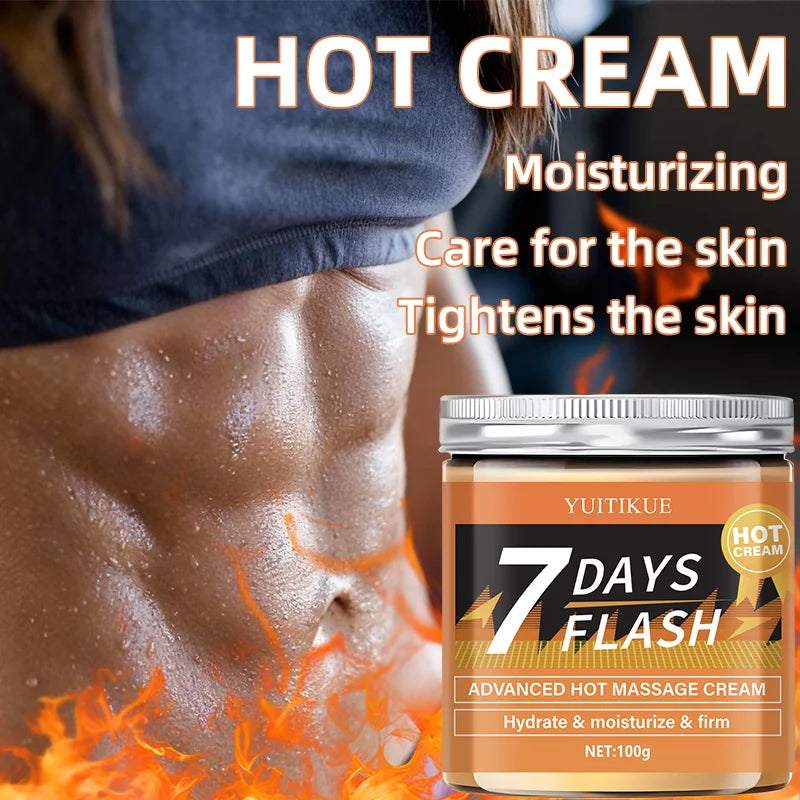 YUITIKUE 7-Day Hot Sculpting Cream 100g | Firms & Moisturizes Body Sculpting Cream Zpaxo
