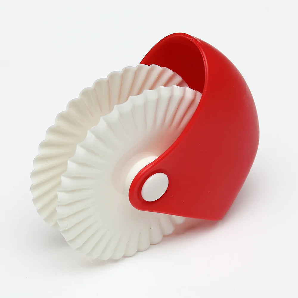 Pastry Cutting Wheel Pizza Pie Crust Pastry Cutter Wheel Decorator Rolled Pastry Pie Crimper Baking Tools Zpaxo